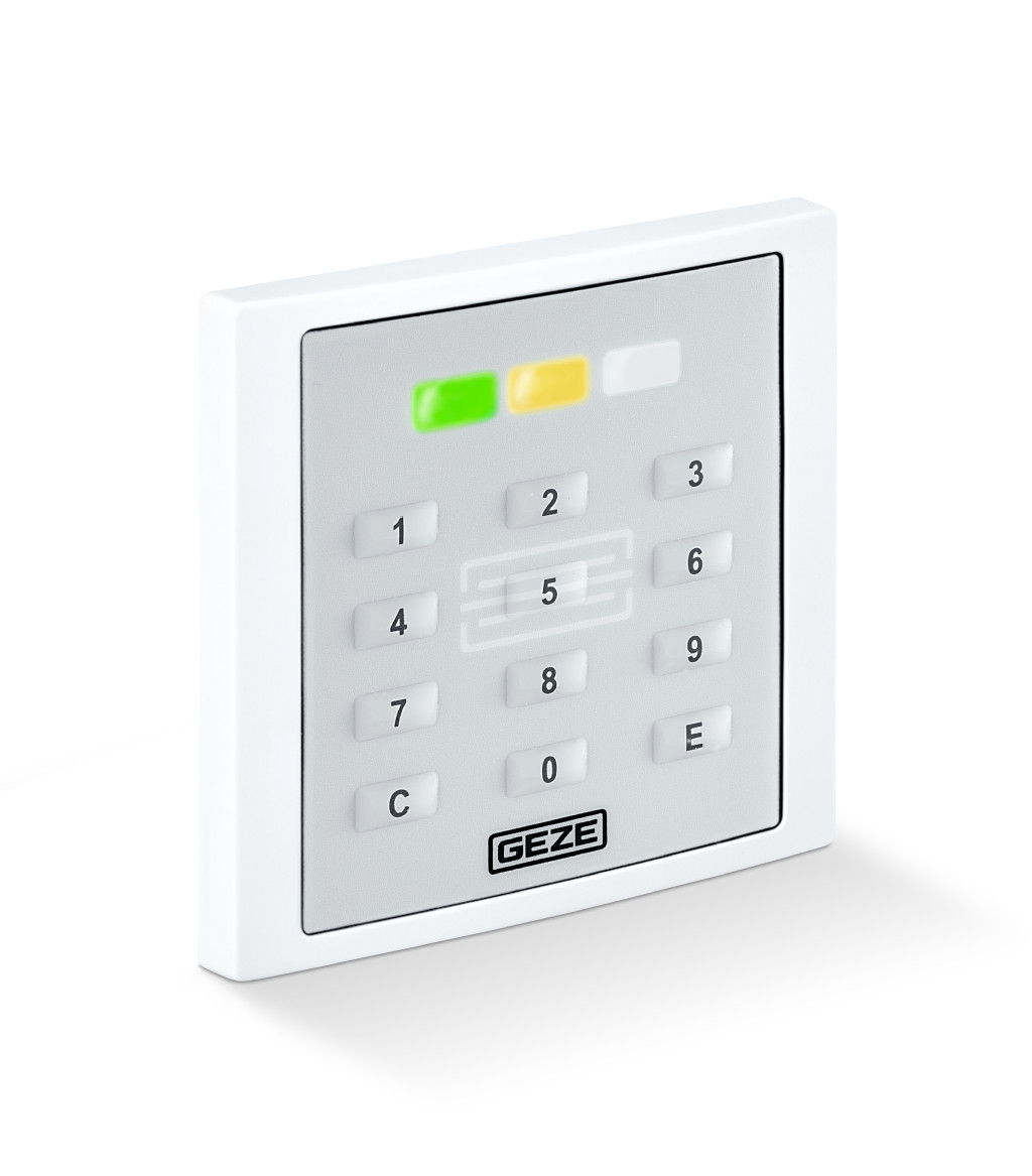 GEZE Zutrittskontrollsystem GCER 300 T Light - 1 Tür Zutrittssteuerung IP 54 RFID-Leser 185710