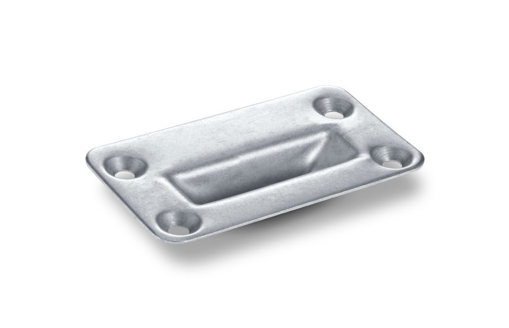 GEZE Bodenschließmulde IQ Lock,edelstahl 133919