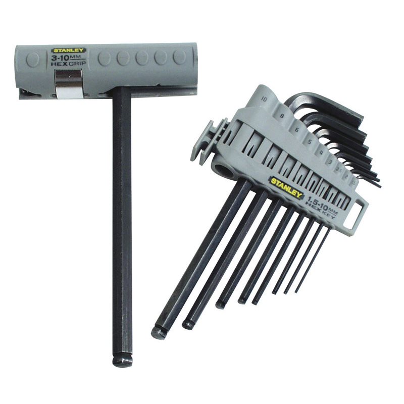 STANLEY Stiftschlüssel-Set "HEXGRIP" - 9-teilig 0-89-904