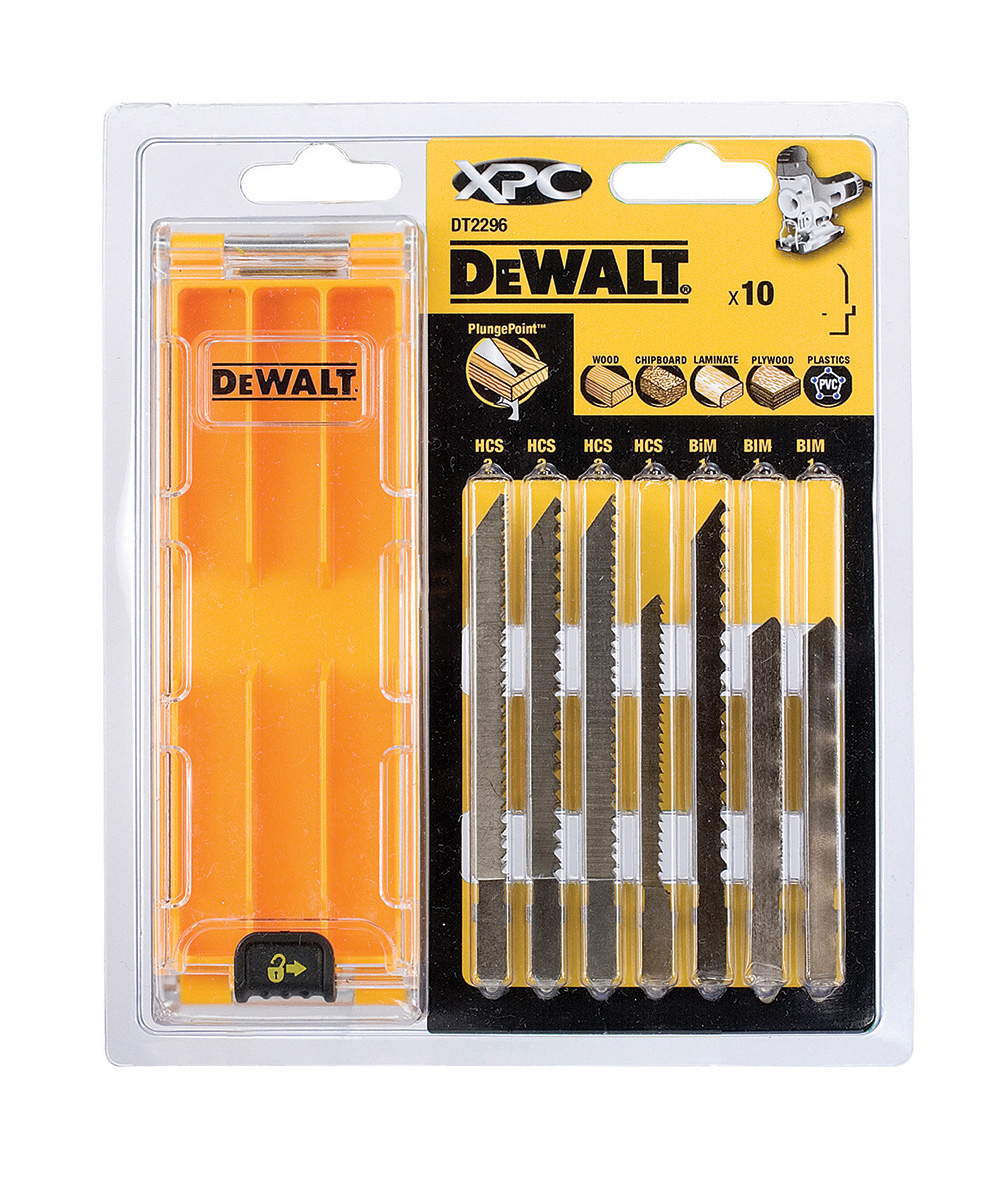 Stichsägeblätter-Set DEWALT 10-tlg DT2296-QZ
