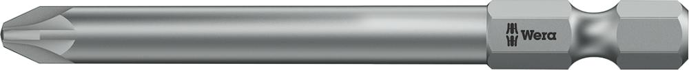 Wera Bit, zähhart, für Kreuzschlitz-Schrauben PZ 1/4", 70 mm lang