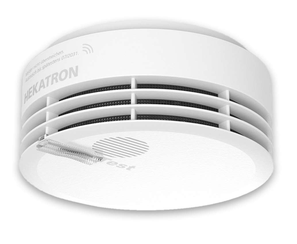 Funk-Rauchwarnmelder, Hekatron Genius Plus X, weiß 31-5000030-02-01