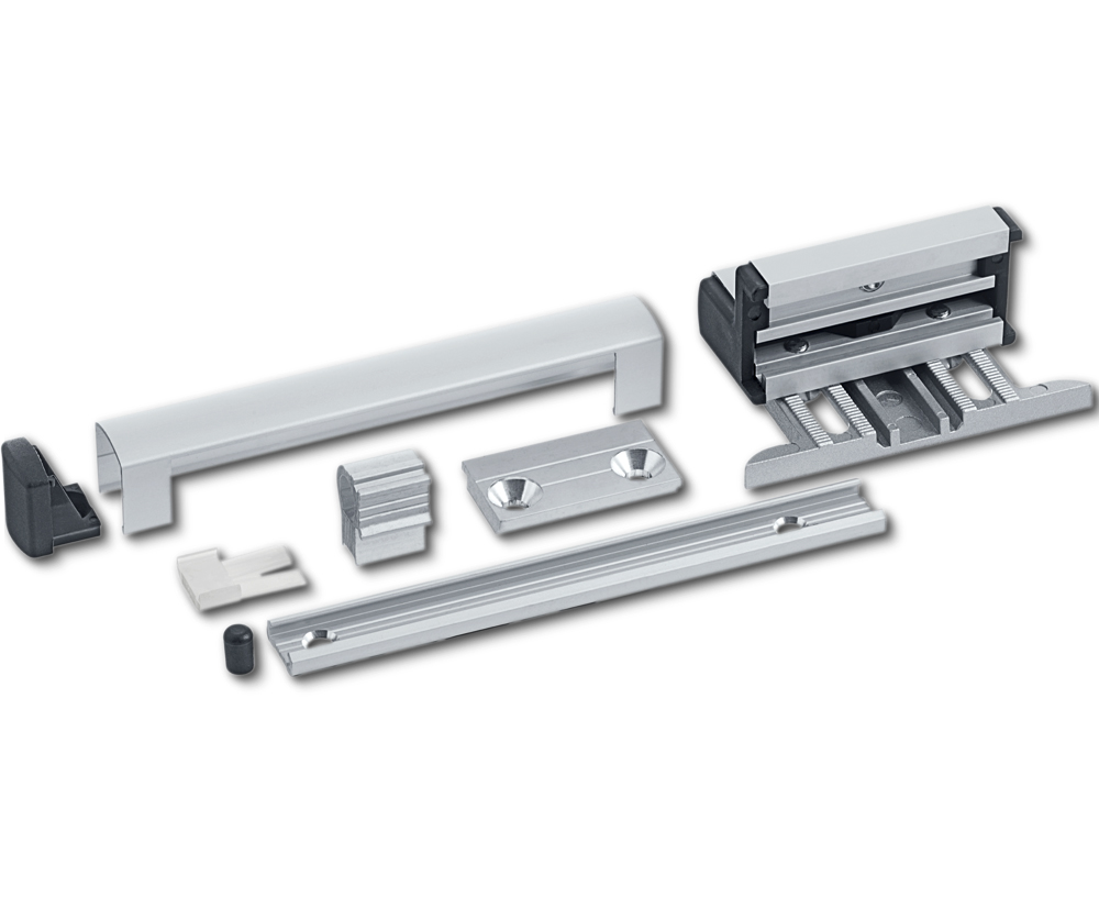 Zusatzverriegelung GEZE OL 90N / OL 95, Aluminium 030519